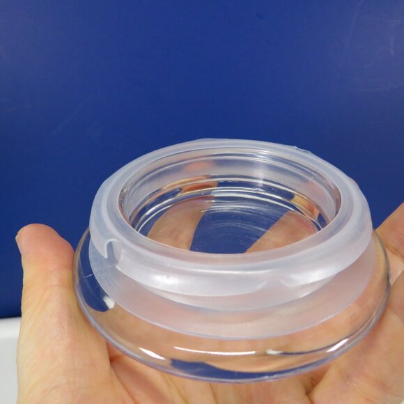 REAL sea shells & blue tumbled glass in NEW glass jar w seal & lid (+2 pounds) - Picture 12 of 16